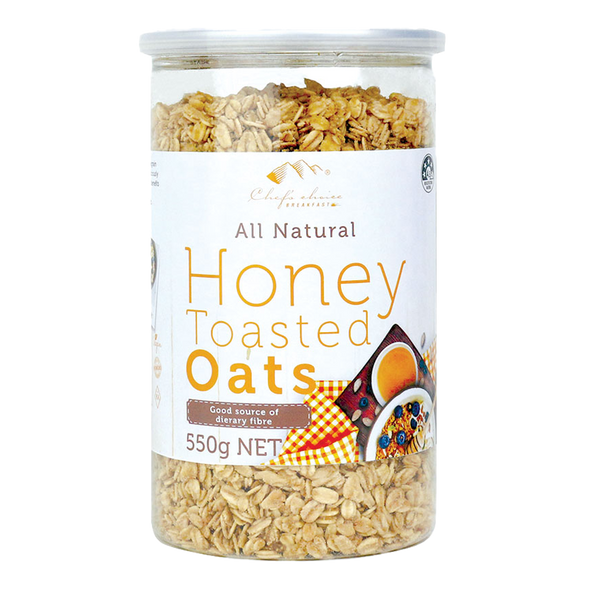 Chef's Choice All Natural Honey Toasted Oats 500g