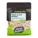 Honest to Goodness Organic Fruit and Nut Muesli 900g | Harris Farm Online