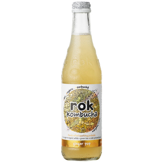 Rok Organic Kombucha Ginger Pop | Harris Farm Online