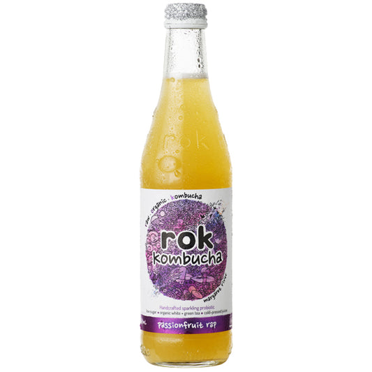 Rok Organic Kombucha Passionfruit Rap | Harris Farm Online