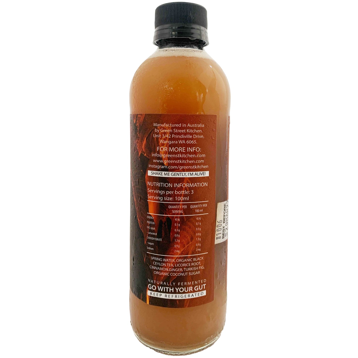 Green Street Kitchen Botanical Tonic Ginger with Turkish Fig and Cinnamon | Harris Farm Online