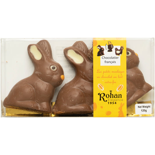 Confiserie Rohan Milk Chocolate Bunnies Trio | Harris Farm Online