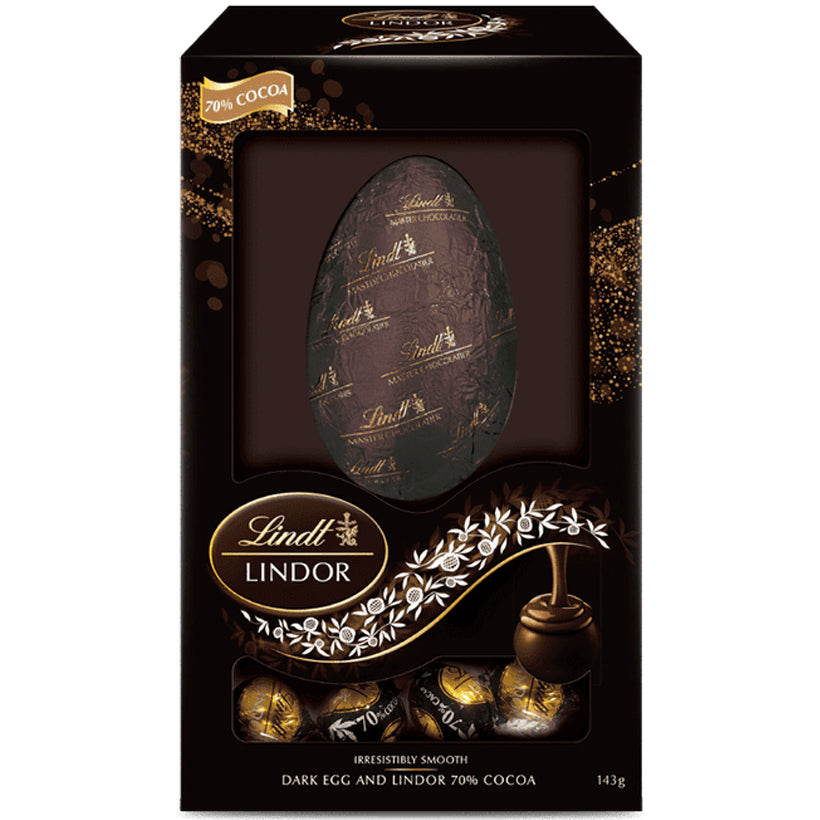 Lindt Dark Egg and Lindor 70% Cocoa | Harris Farm Online