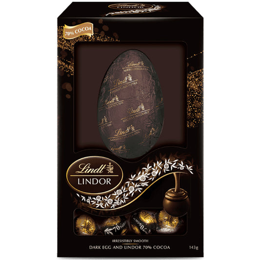 Lindt Dark Egg and Lindor 70% Cocoa | Harris Farm Online