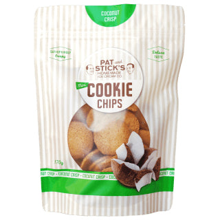 Pat and Stick's Homemade Mini Cookie Chips Coconut Crisp 170g