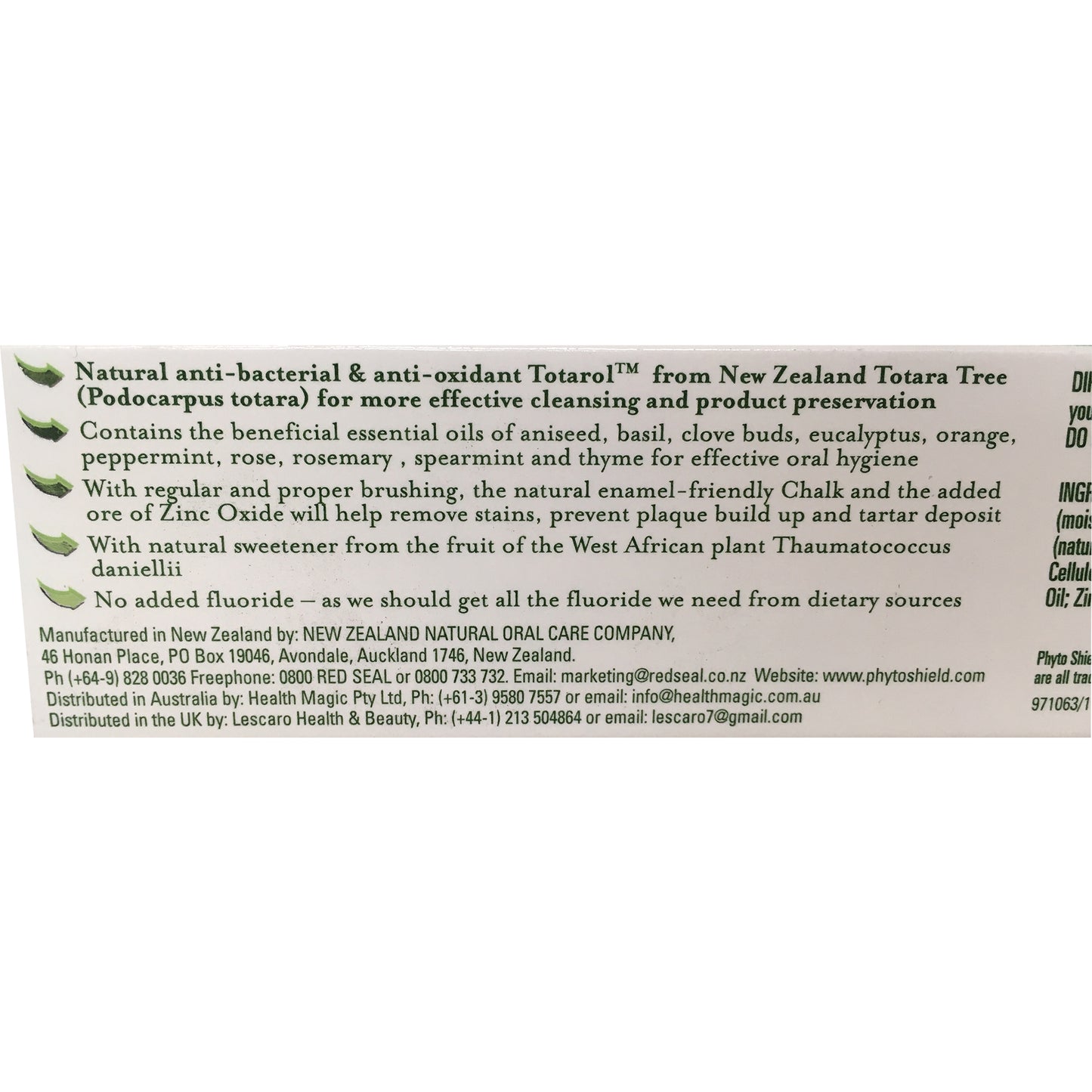 PhytoShield - Toothpaste - Herbal (100g)