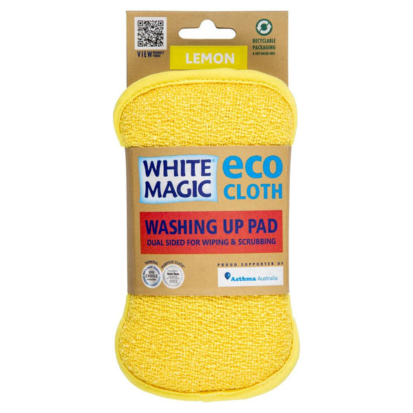 White Magic Eco Kitchen Washing Pad Lemon , Grocery-Cleaning - HFM, Harris Farm Markets
 - 1