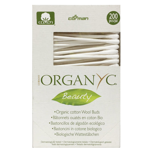 Organyc Beauty Cotton Wool Buds x200 | Harris Farm Online
