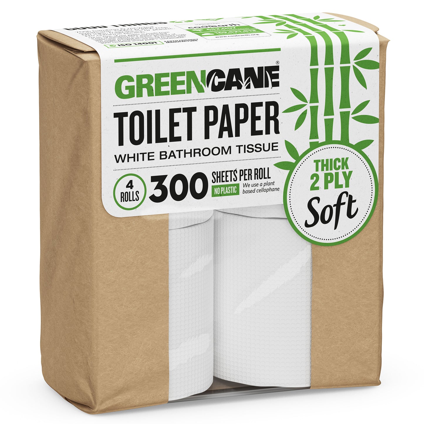 Greencane Toilet Paper 4 X 300 sheets