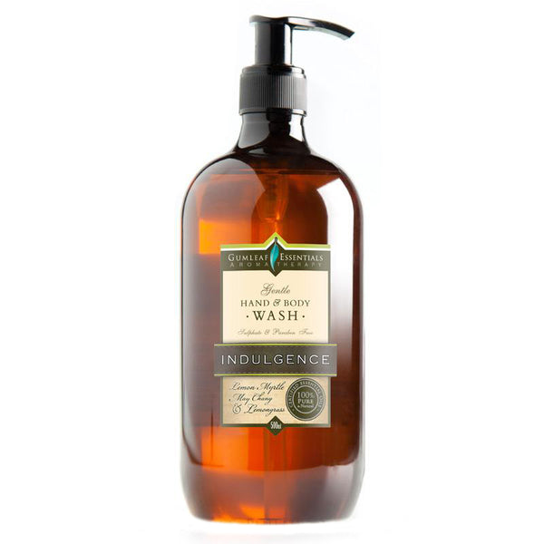 Gumleaf Essentials Indulgence Hand and Body Wash with Lemon Myrtle, May Chang and Lemongrass 500ml