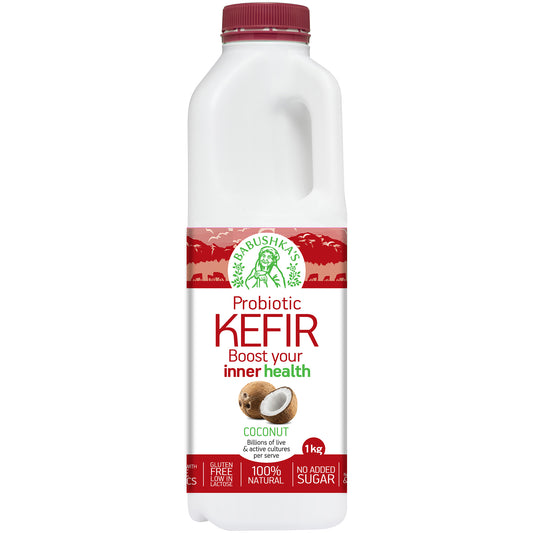 Babushka Yoghurt Probiotic Kefir Coconut | Harris Farm Online