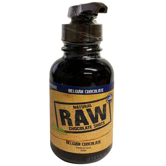 Natural Raw Syrup Shots Belgian Chocolate 330ml