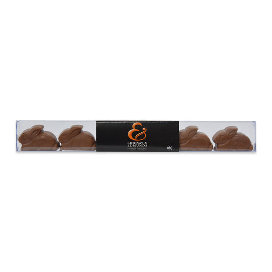 Lindsay and Edmunds Organic Milk Chocolate Bunnies 66g | Harris Farm Online
