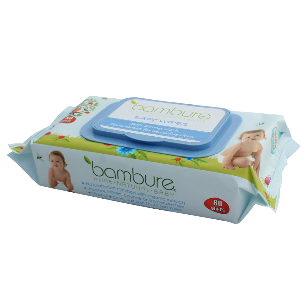 Bambure Natural Baby Wipes 80 Pack