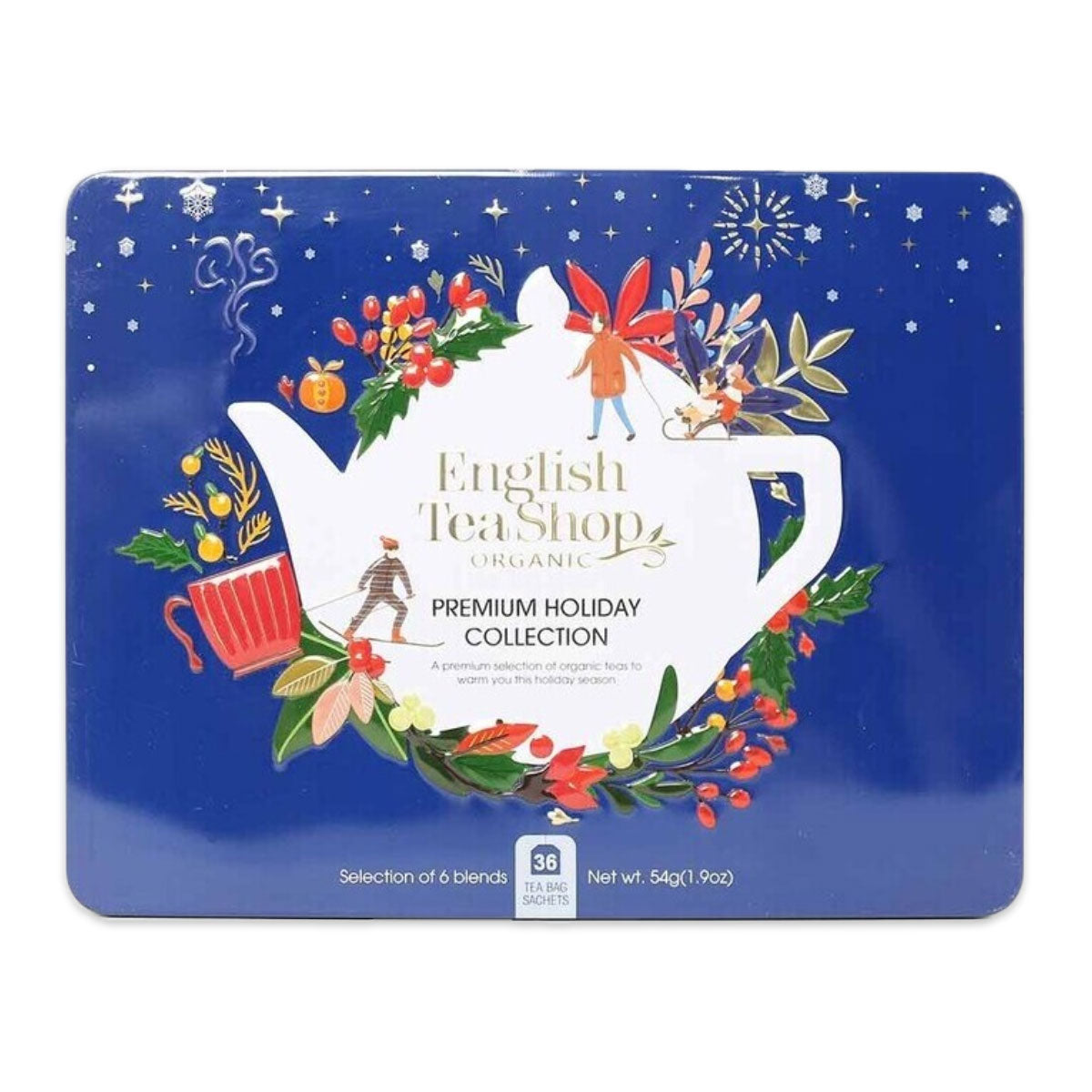 English Tea Shop Organic Tea Premium Holiday Collection x36 Sachets, 54g | Harris Farm Online