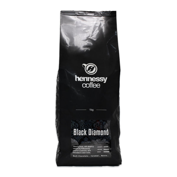 Hennessy Coffee Black Diamond Blend Beans 1kg | Harris Farm Online
