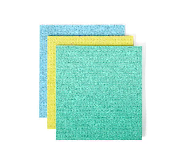 Full Circle Squeeze Cellulose Sponge Cloths 3pk