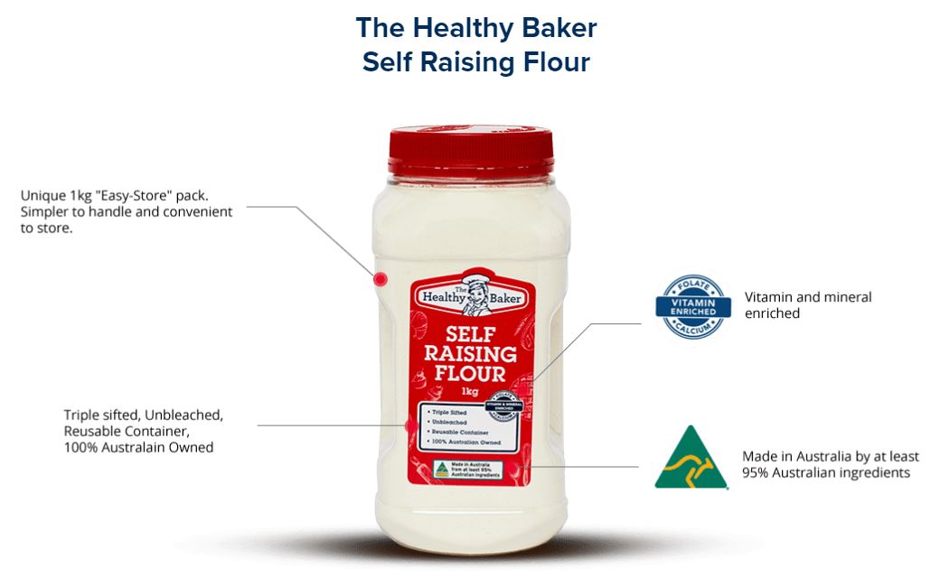 The Healthy Baker Self Raising Flour 1kg