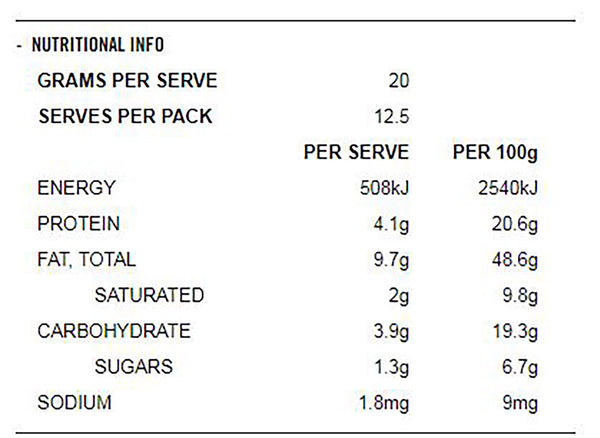 Noya Cashew Nut Butter 250g