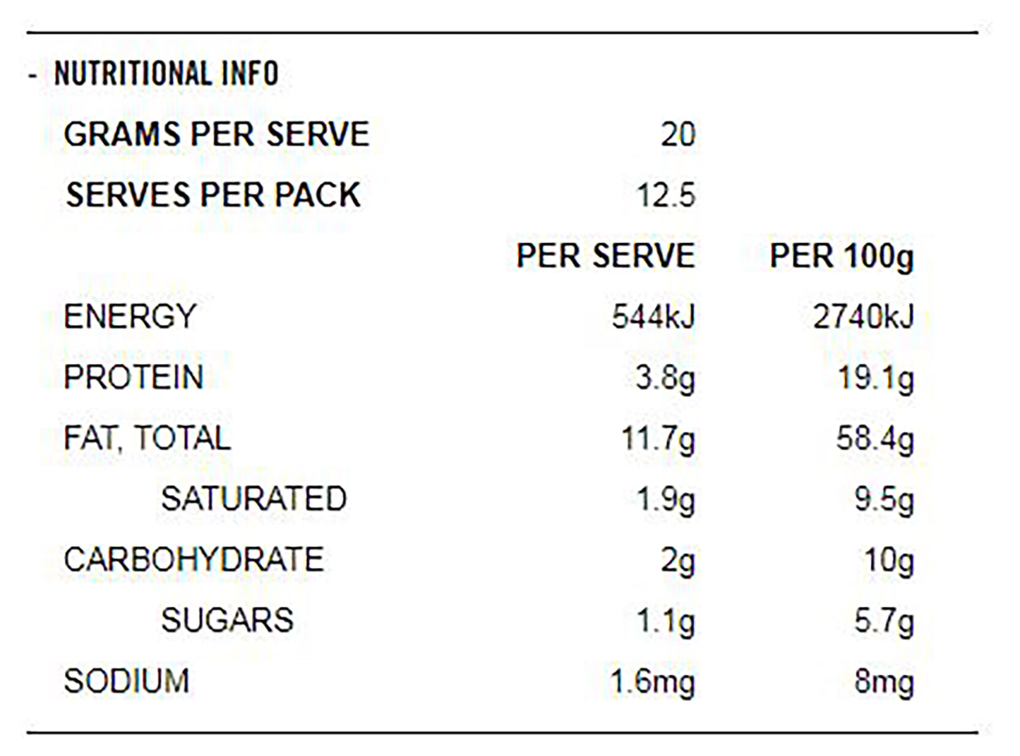Noya Royal Mixed Nut Butter 250g