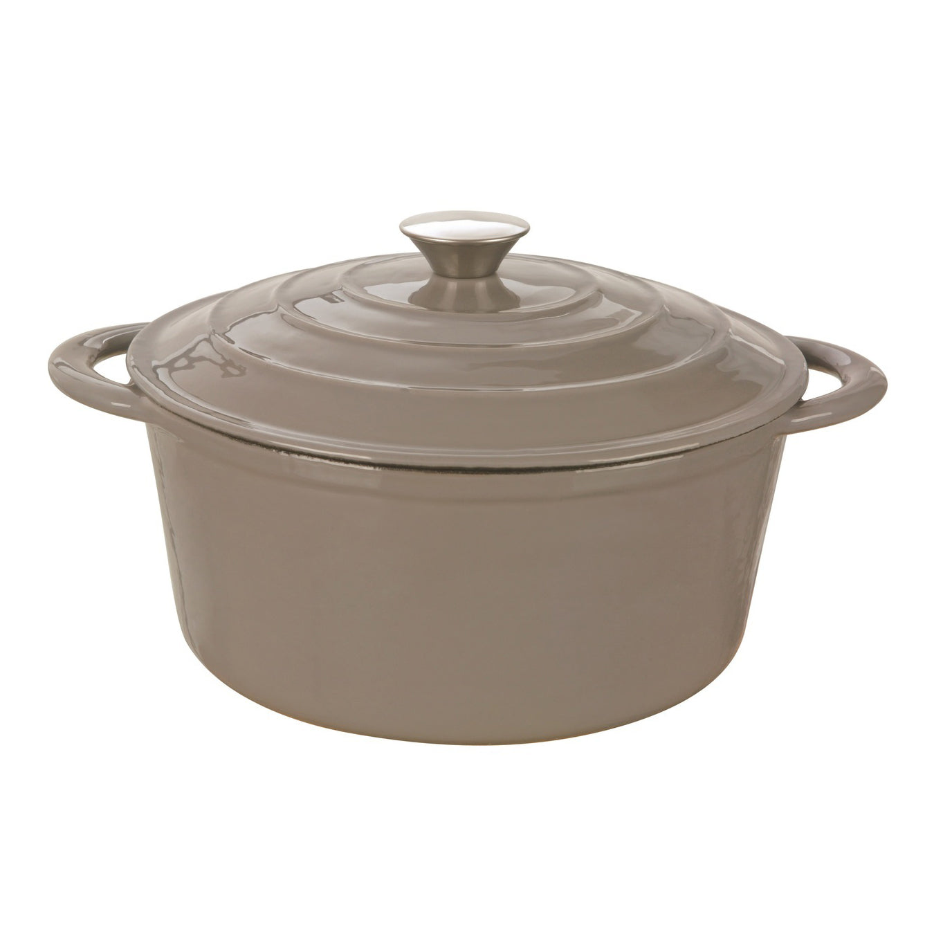Classica Elite Grey Round Cast Iron Braiser 5L 26cm