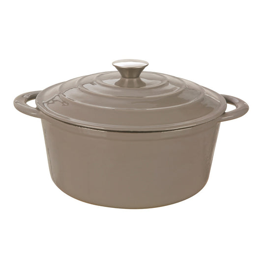 Classica Elite Grey Round Cast Iron Braiser 5L 26cm