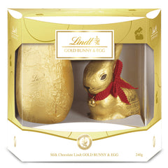 Lindt Milk Chocolate Gold Bunny and Egg | Harris Farm Online