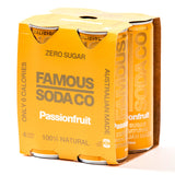 Famous Soda Co. Sugar Free Passionfruit | Harris Farm Online