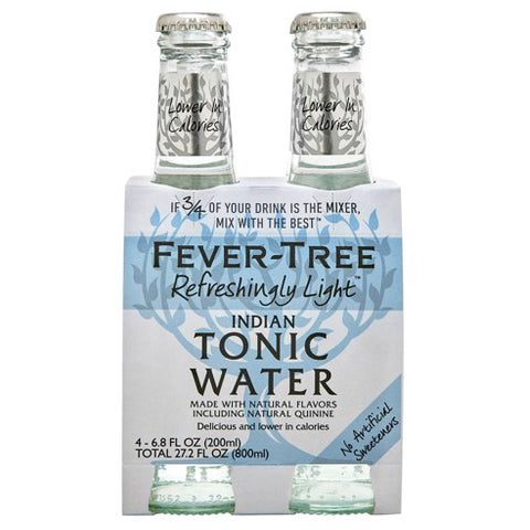 FeverTree Refreshingly Light Indian Tonic Water 4 x 200ml