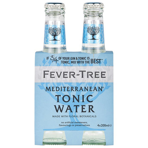 FeverTree Mediterranean Tonic Water 4 x 200ml