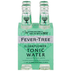 FeverTree ElderFlower Tonic Water 4 x 200ml