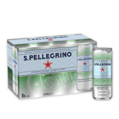 San Pellegrino Original Slim Can 8 x 330mL | Harris Farm Online