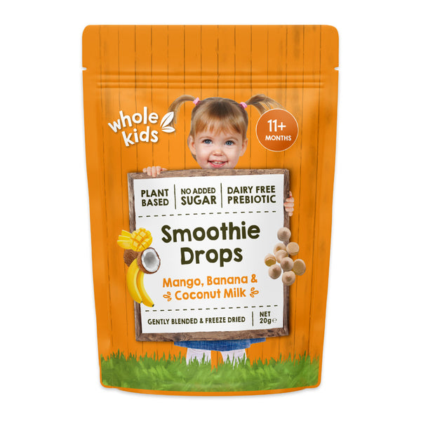 Whole Kids Smoothie Drops Mango Banana and Coconut Milk 20g | Harris Farm Online