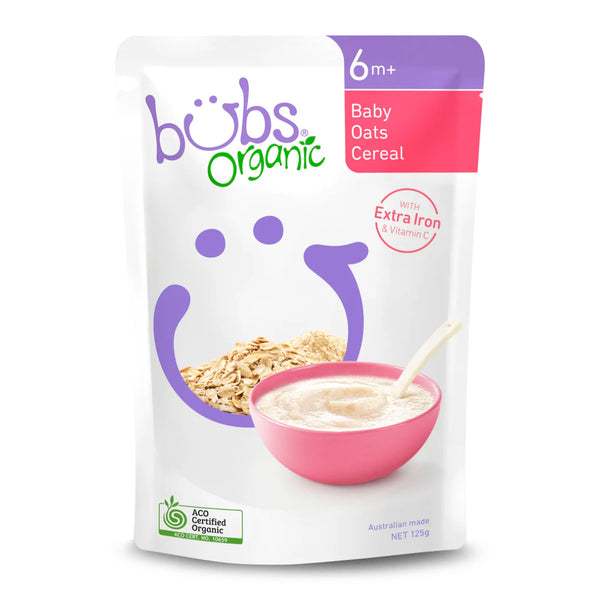 Bubs Organic Baby Oats Cereal 125g | Harris Farm Online 