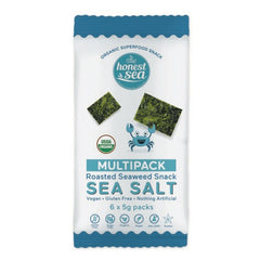 Honest Sea Organic Roasted Seaweed Snack Sea Salt | Harris Farm Online
