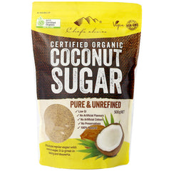 Chef's Choice Organic Coconut Sugar Pure and Unrefined 500g