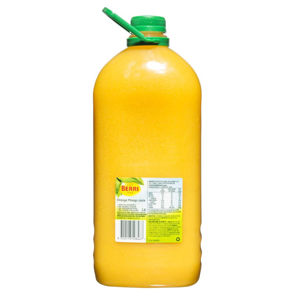 Berri Orange Mango Fruit Juice 2.4L , Grocery-Drinks - HFM, Harris Farm Markets
 - 2