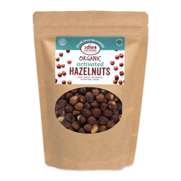 2Die4 Live Foods Activated Organic Hazelnuts 120g | Harris Farm Online