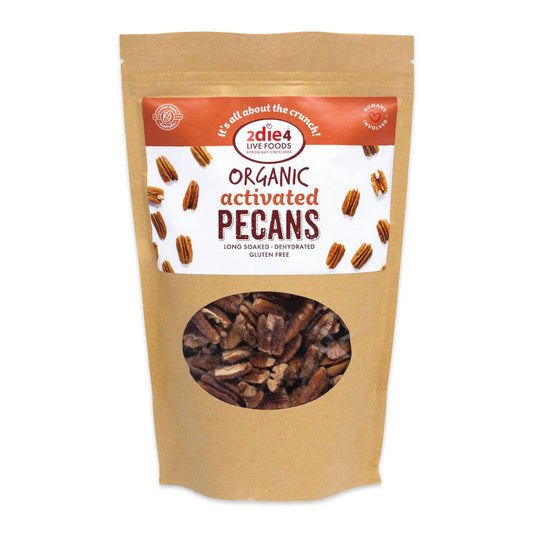 2Die4 Live Foods Activated Organic Pecans 120g | Harris Farm Online