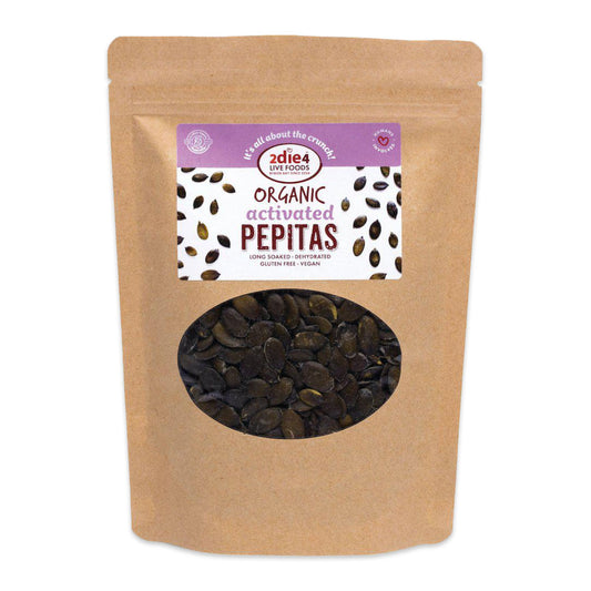 2Die4 Live Foods Activated Organic Pepitas 100g | Harris Farm Online 