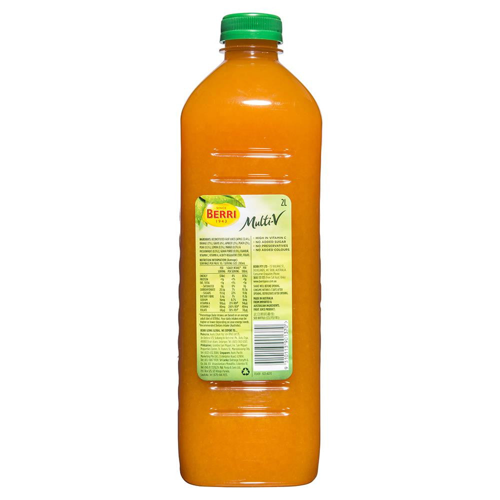 Berri Multi V Fruit Juice 2L , Grocery-Drinks - HFM, Harris Farm Markets
 - 2
