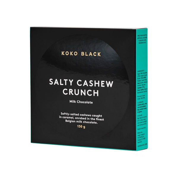 Koko Black Milk Chocolate Salted Cashew Crunch | Harris Farm Online