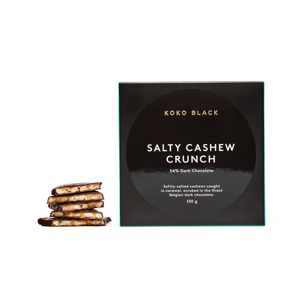 Koko Black Dark Chocolate Salty Cashew Crunch | Harrris Farm Online