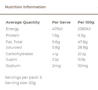 Koko Black - Dark Chocolate 80% - Cocoa Nibs (100g)