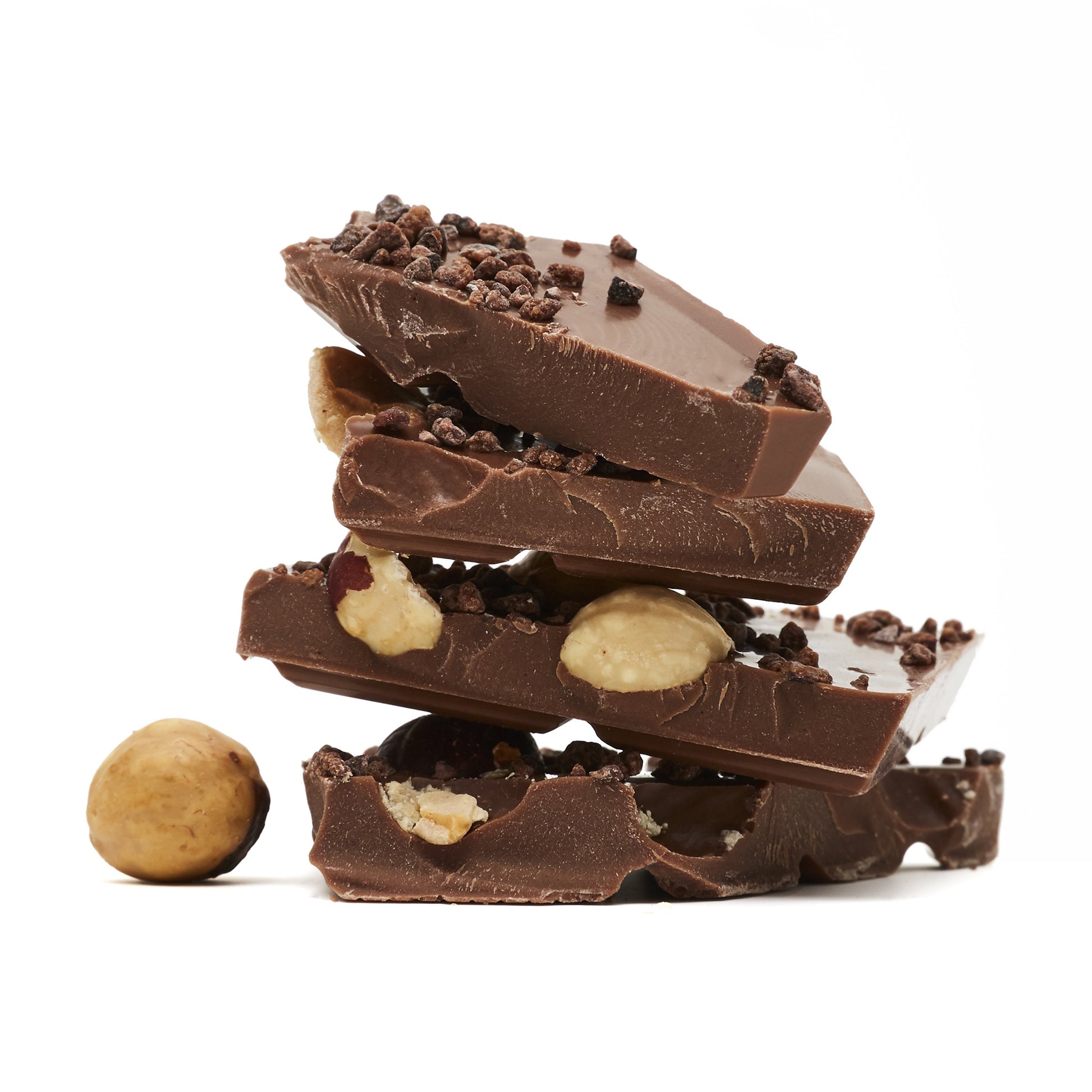 Koko Black Milk Chocolate Hazelnut and Cocoa Bits | Harris Farm Online