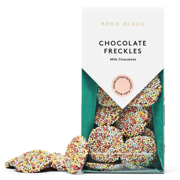 Koko Black Milk Chocolate Freckles | Harris Farm Online