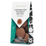 Koko Black Milk Chocolate Caramelised Coconut Dotties | Harris Farm Online