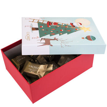 Cachet Chocolates in Santa and Reindeer Gift Box | Harris Farm Online
