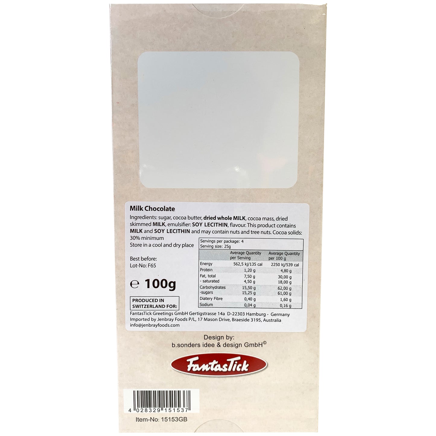 Fantastick - Chocolate Milk - Happy New Year (100g)