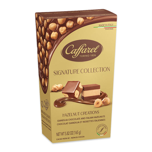 Caffarel Milk Chocolate Hazelnut Creations Cremino Gift Box 165g | Harris Farm Online 